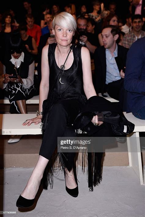 kate lanphear gettyimages 2012 versace|Kate Lanphear attends Versace Fashion Show during Milan.